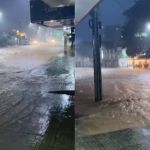 Vídeo: dois dias após temporal causar destruição, forte chuva atinge cidade do Centro-Oeste de Minas