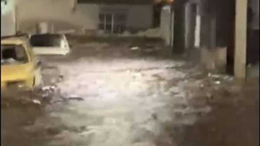 Ruas ficaram debaixo d'água em Diamantina na madrugada desde domingo (8)