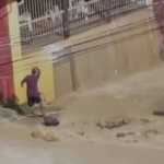 Vídeos: chuva forte durante a madrugada deixa Piranga debaixo d'água: 'muito triste'