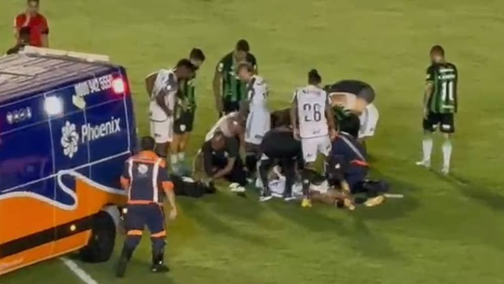 Atlético atualiza situação de Rubens após choque de cabeça no clássico