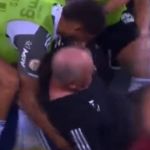 Felipão brinca com 'atropelo' após gol do Atlético: 'Vou pegar o Rubens'