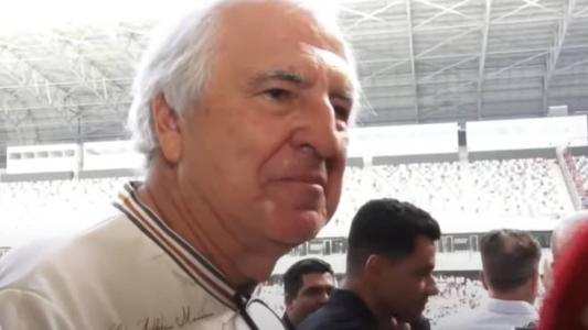Rubens Menin, investidor do Atlético, se empolgou ao chegar à Arena MRV