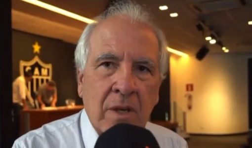Rubens Menin, investidor do Atlético, durante eleição presidencial do clube