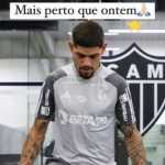 Jogador do Atlético publica mensagem otimista em meio à recuperação de lesão