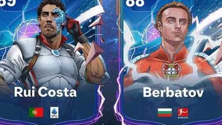 Rui Costa, ex-meia, e Dimitar Berbatov, ex-atacante, estarão no game como heróis