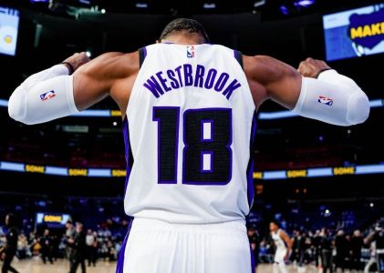 Russell Westbrook em ação pelo Sacramento Kings na temporada 2025/2026