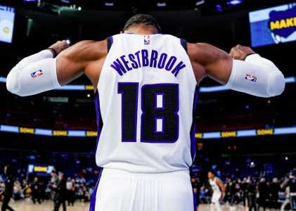 Russell Westbrook em ação pelo Sacramento Kings na temporada 2025/2026