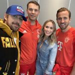Astros de Hollywood fazem divulgação de filme com jogadores do Bayern de Munique