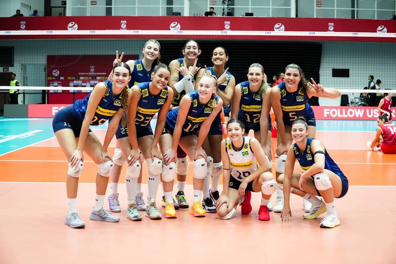 Brasil x Tailânidia: horário do jogo pelo Mundial Feminino Sub-21 de Vôlei