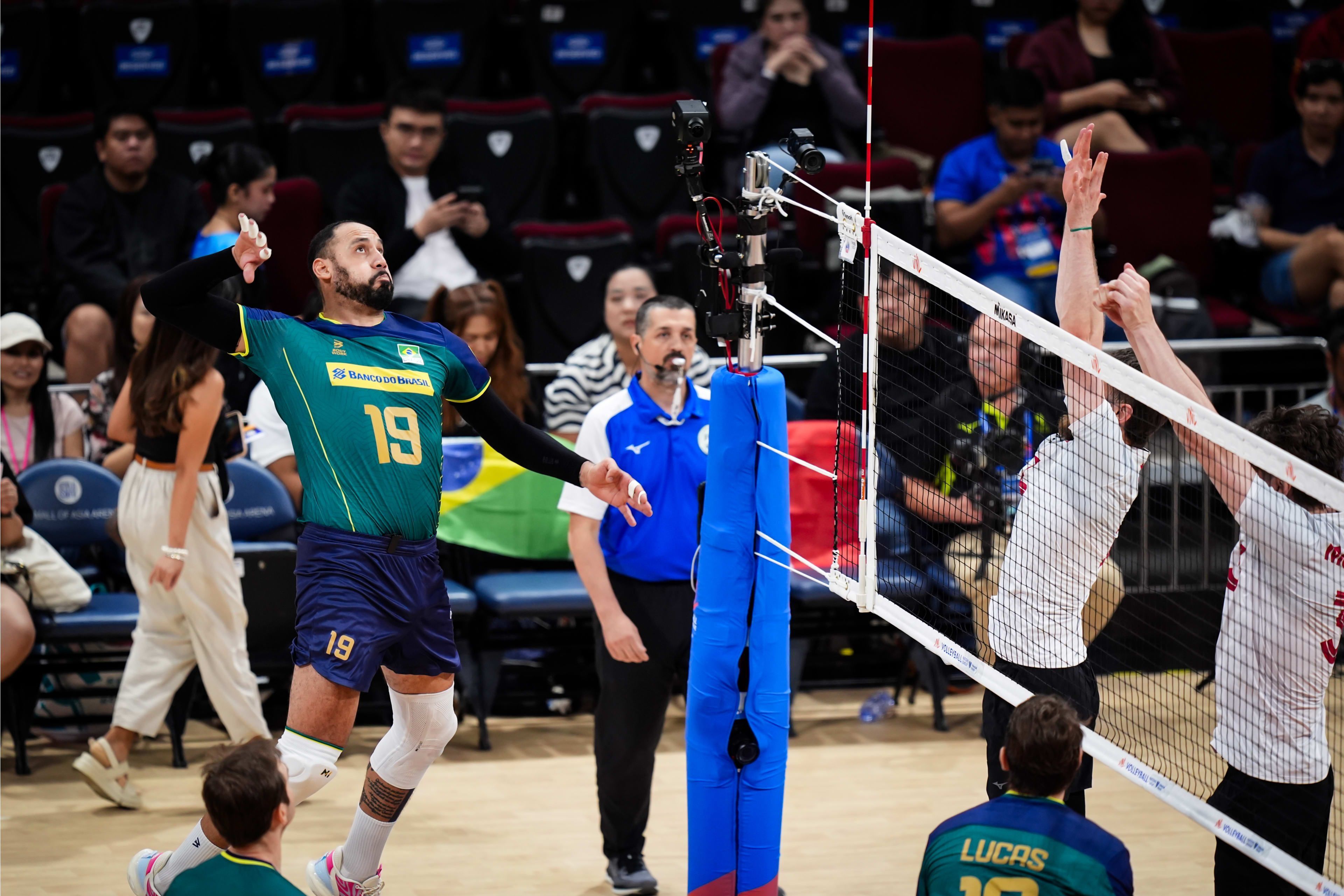 Vôlei: Brasil erra demais e é superado pelo Canadá pela Liga das Nações