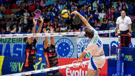 Sada Cruzeiro venceu o Monte Carmelo por 3 a 0