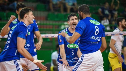 Sada Cruzeiro não deu chances ao Rede Cuca e venceu por 3x0, no Riacho