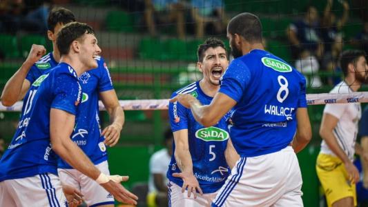 Sada Cruzeiro não deu chances ao Rede Cuca e venceu por 3x0, no Riacho