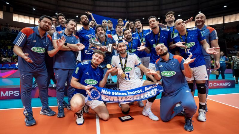 Ídolo do Cruzeiro manda a recado a pentacampeões mundiais de vôlei, que agradecem