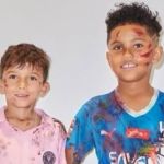 Filho de Kim Kardashian se fantasia de 'Neymar zumbi' no Halloween; veja fotos