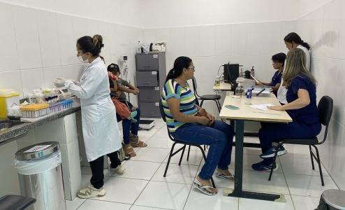 Sala de coleta da UBS do bairro Macuco