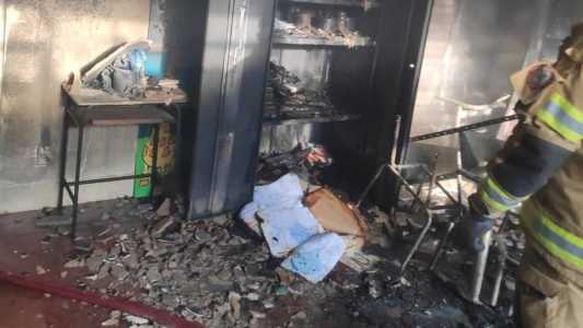 Salas de aula ficaram completamente destruídas