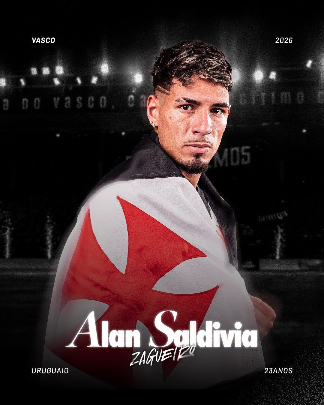 Vasco anuncia a contratação do zagueiro Alan Saldivia, do Colo-Colo