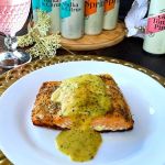 Salmão ao molho de limão