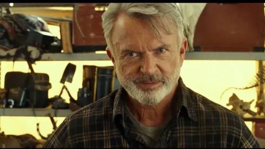 Sam Neill como Alan Grant em Jurassic World: Domínio