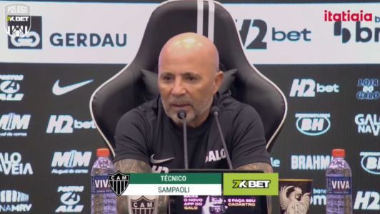 Sampaoli após empate do Galo contra o Remo na Arena MRV