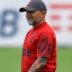 Sampaoli comanda treino em meio a negociação do Flamengo com Tite