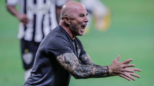 Sampaoli durante passagem pelo Atlético, em 2020