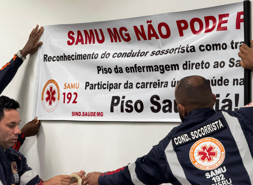 Representantes do SAMU alertam para possibilidade de paralisação do atendimento móvel em MG