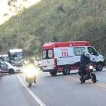 Acidente fecha a BR-356, entre Ouro Preto e Mariana, em Minas