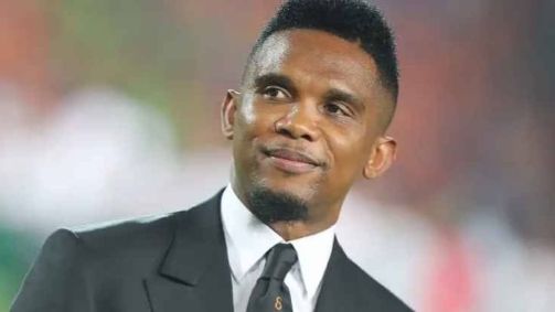 Samuel Eto'o, presidente da Federação Camaronesa (FECAFOOT)