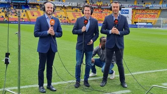 Samuel Vargas (esq.) esteve no último duelo do Millonarios pelo campeonato nacional