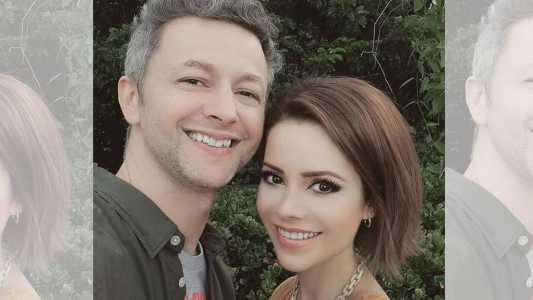 Sandy e Lucas Lima cantam juntos música durante show da cantora em Lisboa, Portugal