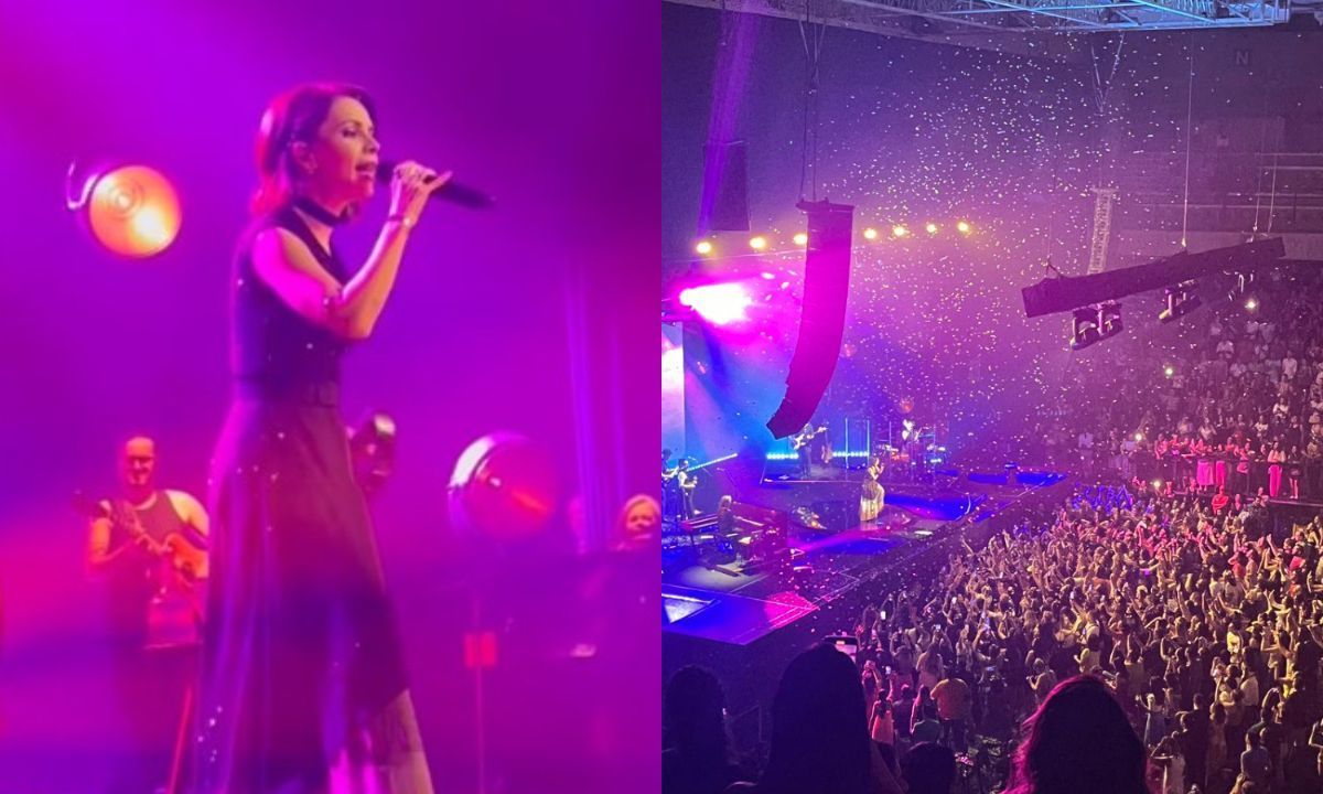 Sandy saúda público fiel em BH e traz hits solo mesclados aos sucessos mais antigos