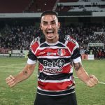 Galhardo desencanta pelo Santa Cruz e dispara: 'Estavam loucos para ver esse gol'