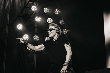 Axl Rose em show em Santiago