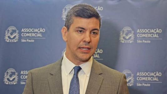 Santiago Peña tem compromissos em São Paulo e Brasília.