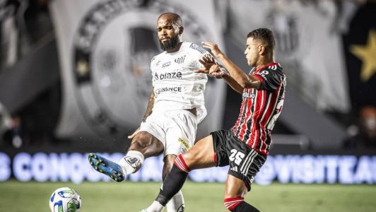 Santos e São Paulo apenas empataram na Vila Belmiro