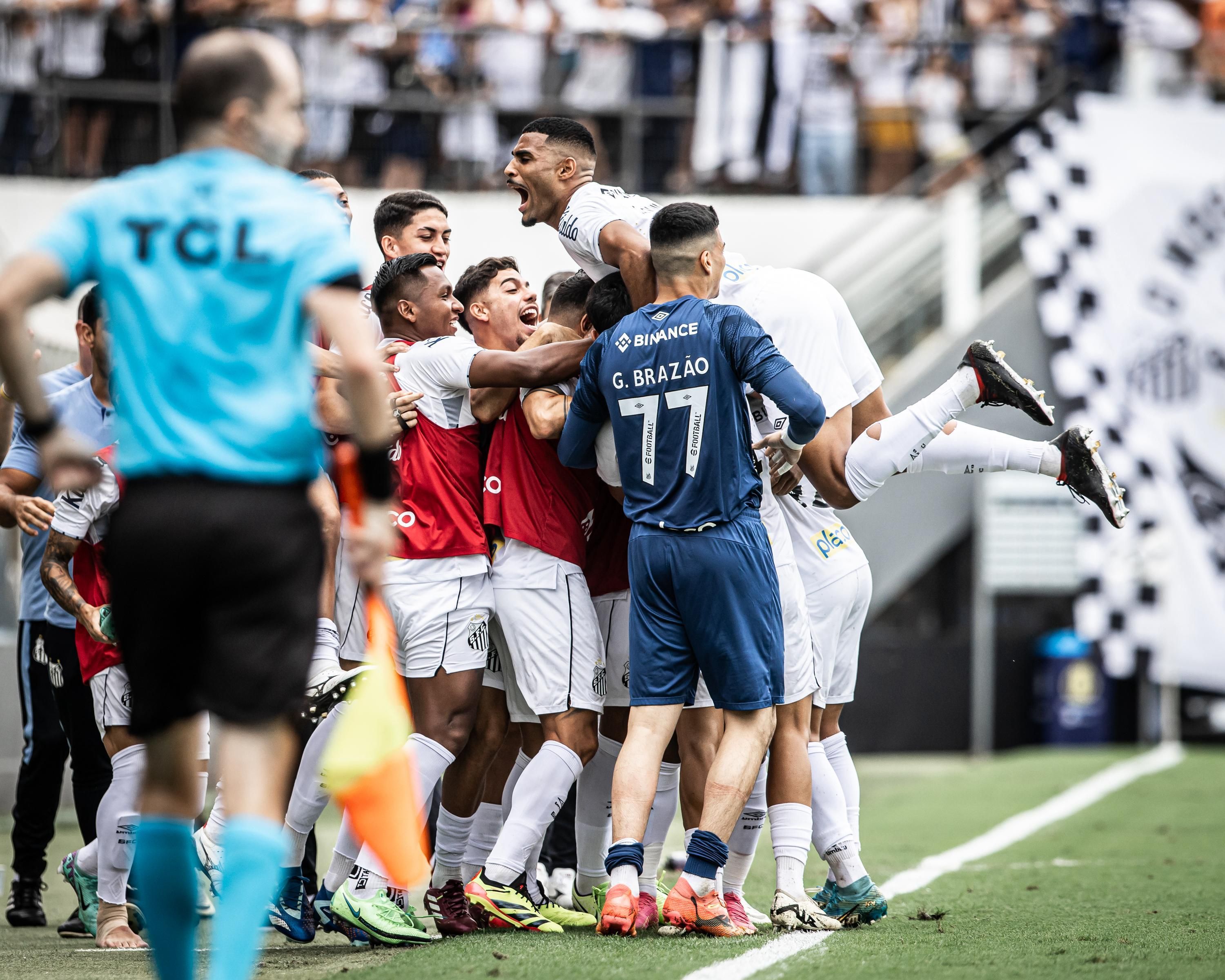 Santos 4 x 0 Brusque: veja gols e melhores momentos do jogo na Série B