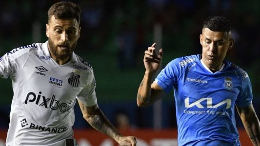 Santos marcou no fim e estreou com vitória na Sul-Americana