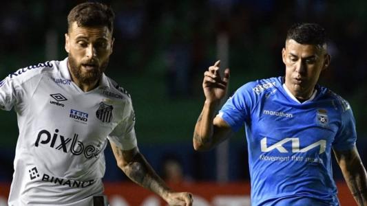 Santos marcou no fim e estreou com vitória na Sul-Americana
