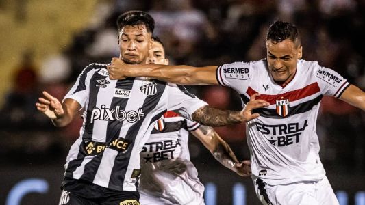 Santos venceu o Botafogo-SP por 2 a 0 na ida