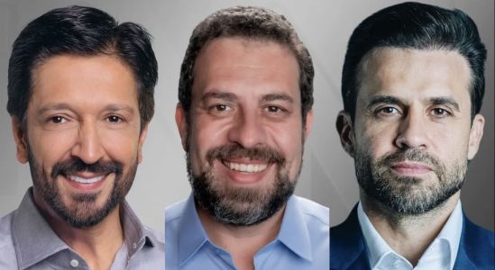 Ricardo Nunes (MDB), Guilherme Boulos (PSOL) e Pablo Marçal (PRTB) disputam primeira colocação em pesquisas de intenção de voto em São Paulo