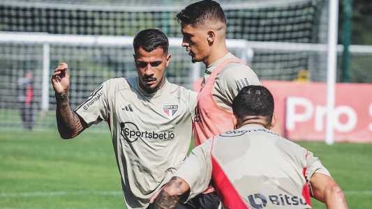 São Paulo contou com o retorno de Pablo Maia no treino desta quinta-feira