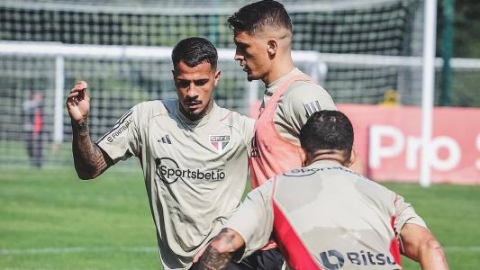 São Paulo contou com o retorno de Pablo Maia no treino desta quinta-feira