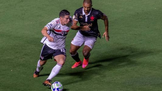 São Paulo e Vasco fizeram um jogo de pouca inspiração no São Januário
