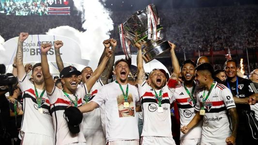 São Paulo levantou troféu da Copa do Brasil no Morumbi