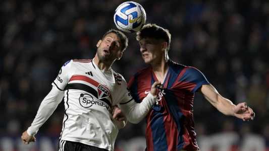 São Paulo não segura o San Lorenzo e sai atrás nas oitavas da Sul-Americana
