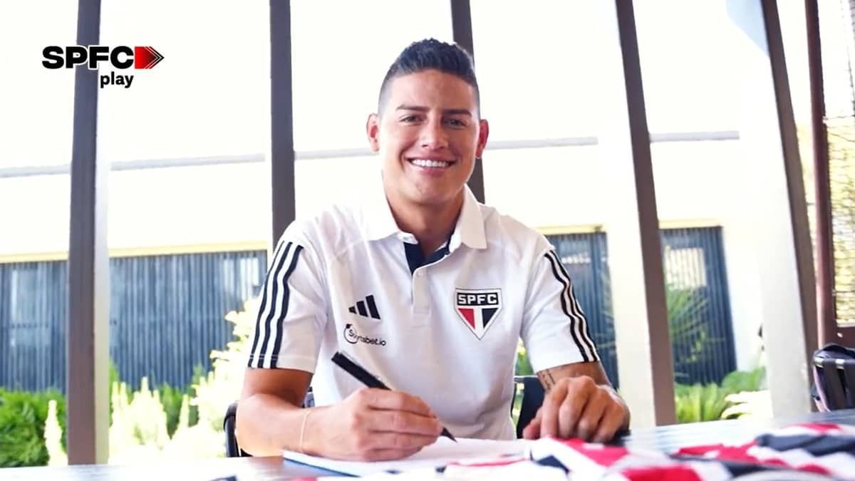 São Paulo anuncia contratação de James Rodríguez
