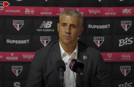 Hernán Crespo em entrevista após Mirassol 0 x 3 São Paulo, pelo Brasileirão