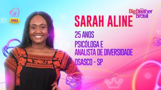 Sarah Aline faz parte do grupo Pipoca